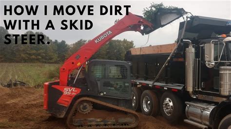 how to move dirt with a skid steer|skid steer instructional videos.